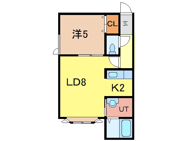 ノヴェル４・１　Bの物件間取画像