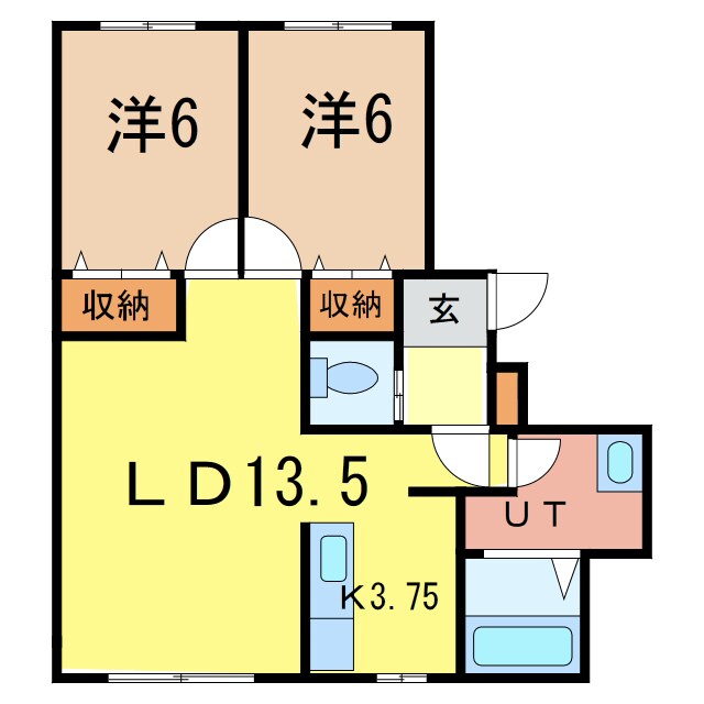 ラフェリオの物件間取画像