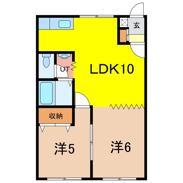 サンライフ錦町Ⅱの物件間取画像