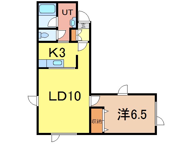 バンビーノ２条の物件間取画像