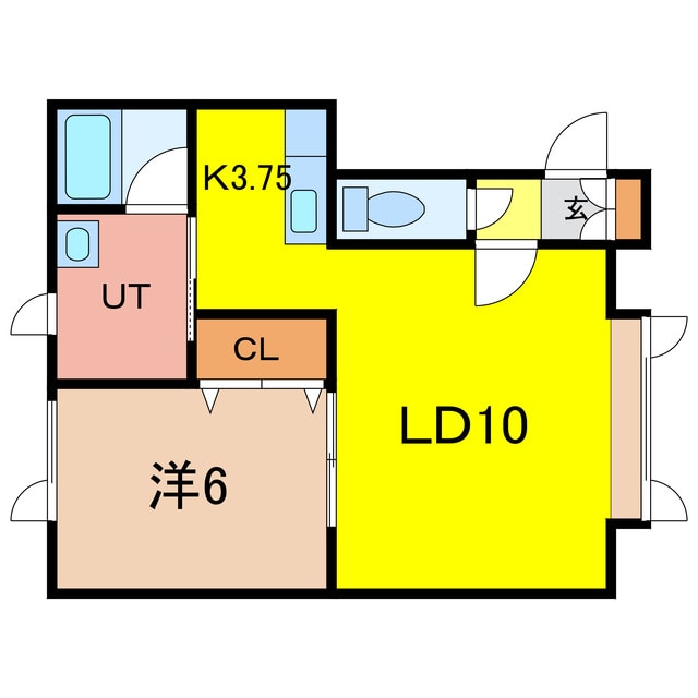 クリスタル１の物件間取画像