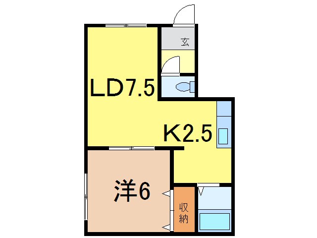 樋口マンション Ｇ棟の物件間取画像