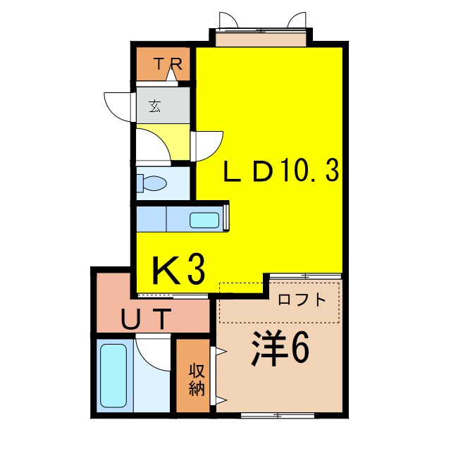 ステラガーデンⅢの物件間取画像