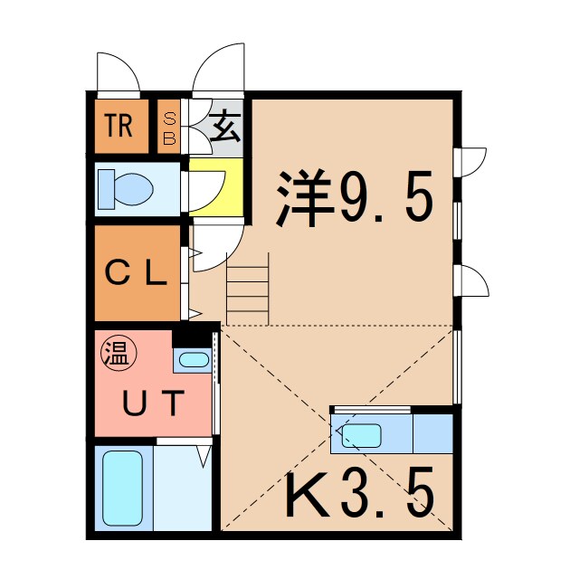 RADIA（ﾗﾃﾞｨｱ）の物件間取画像