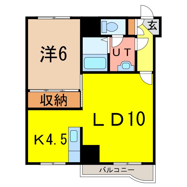 トーワ１・５の物件間取画像