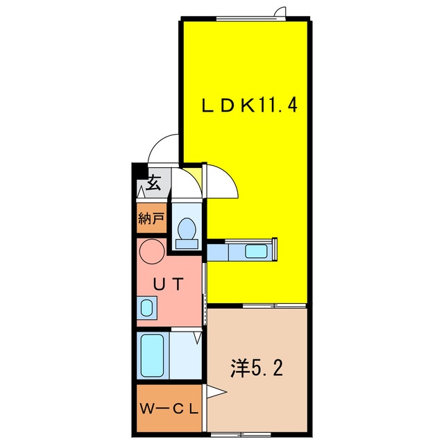 グレイスフルⅡの物件間取画像