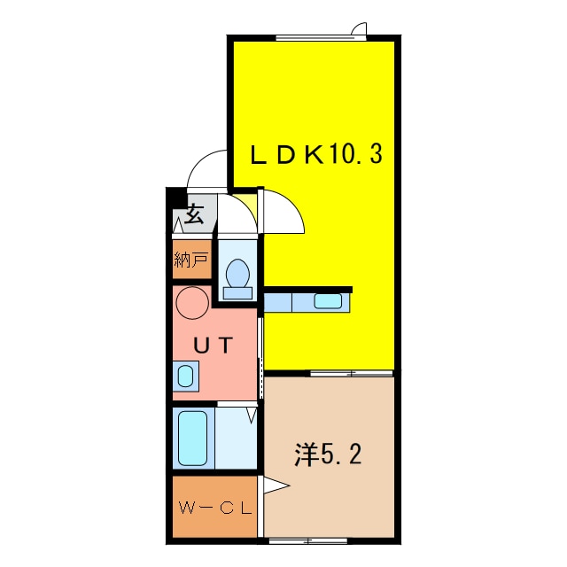 グレイスフルⅡの物件間取画像