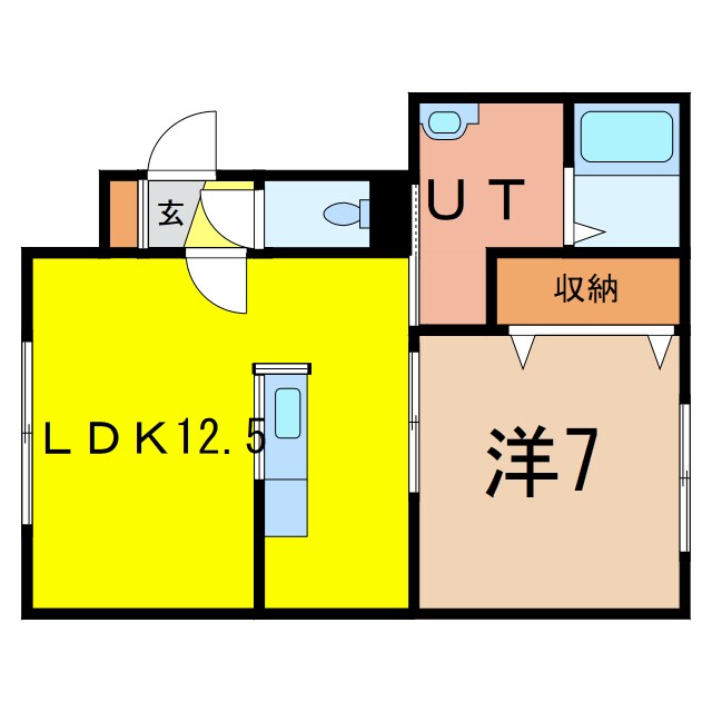 Regina Berry　A棟の物件間取画像