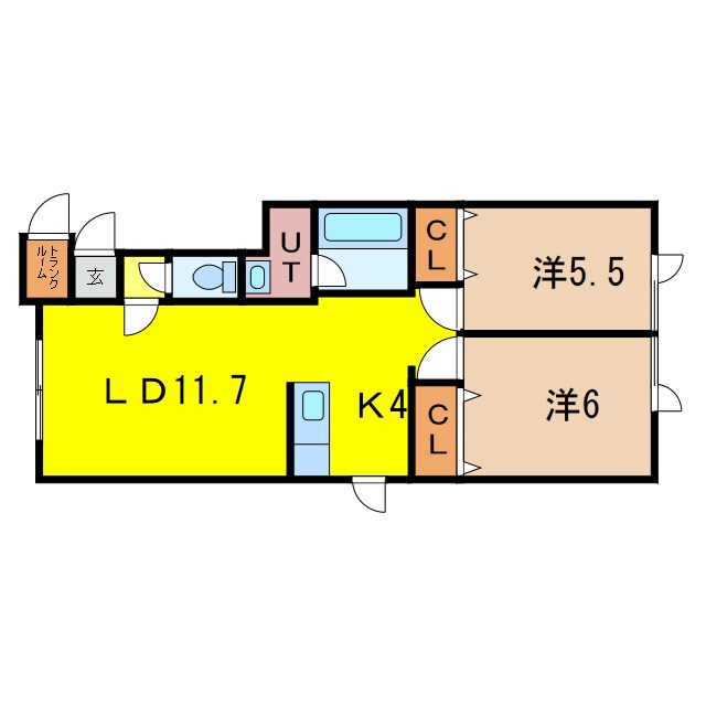 Ｓｕｉｔｅ　ＬｉｆｅⅡの物件間取画像