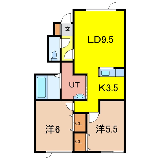 estrella Ⅱの物件間取画像