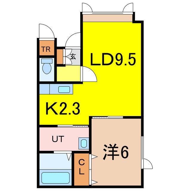 マハロⅡの物件間取画像