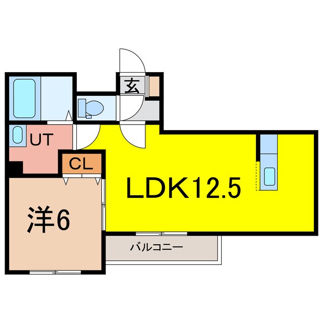 クレストパレス一条通の物件間取画像