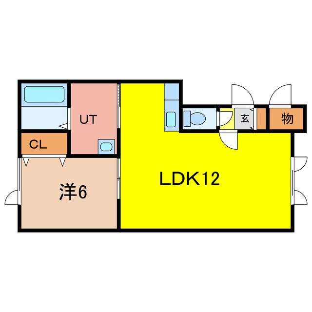 花夢Ⅰの物件間取画像