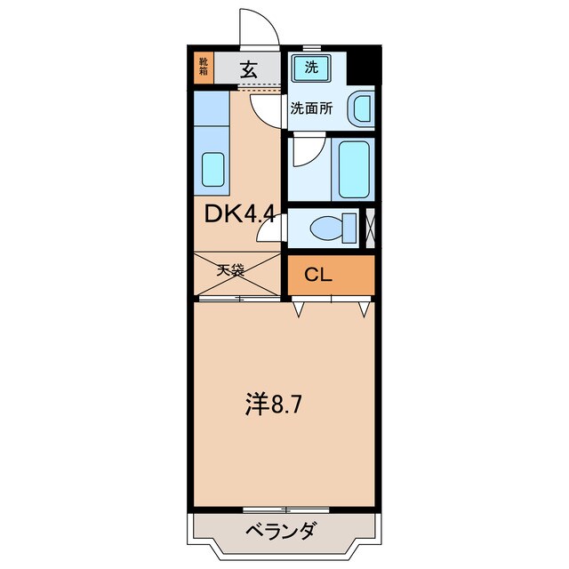 リリーフ２１の物件間取画像