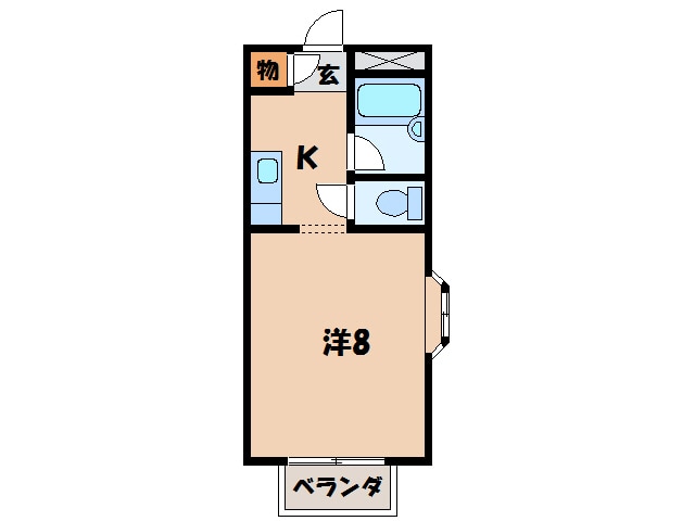 ジュネス牧1・2・3の物件間取画像