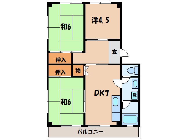 メゾンソレイユの物件間取画像