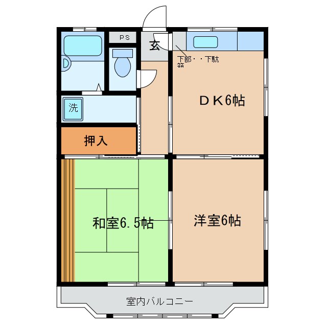 ロイヤル花ﾉ木の物件間取画像