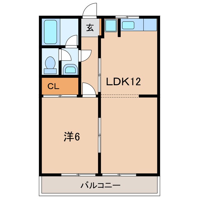 グリーンマンションの物件間取画像