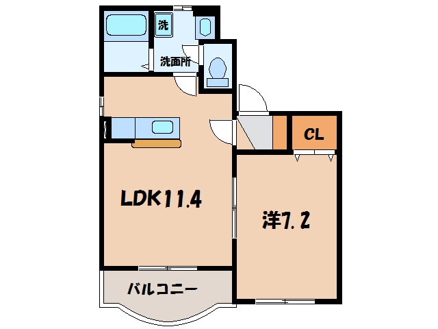 西尾駅 徒歩26分 3階の物件間取画像