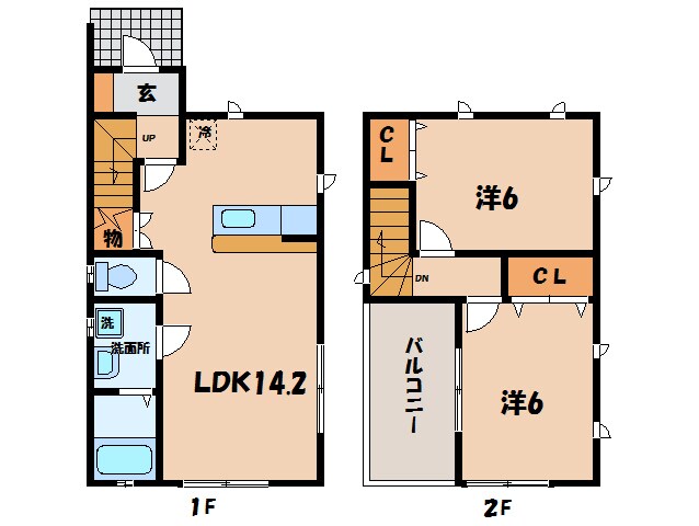 H・アイランドの物件間取画像