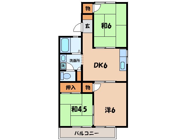 稲垣荘の物件間取画像