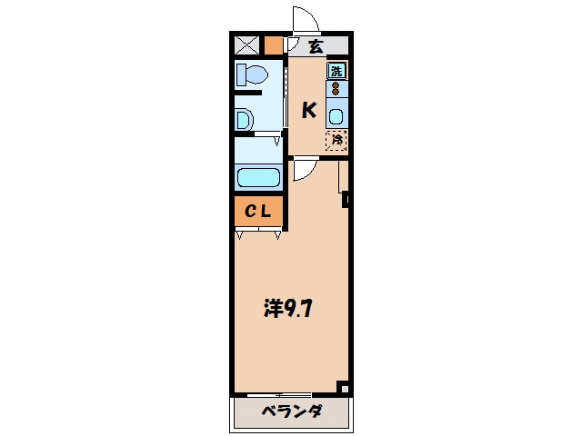 西尾駅 徒歩15分 1階の物件間取画像