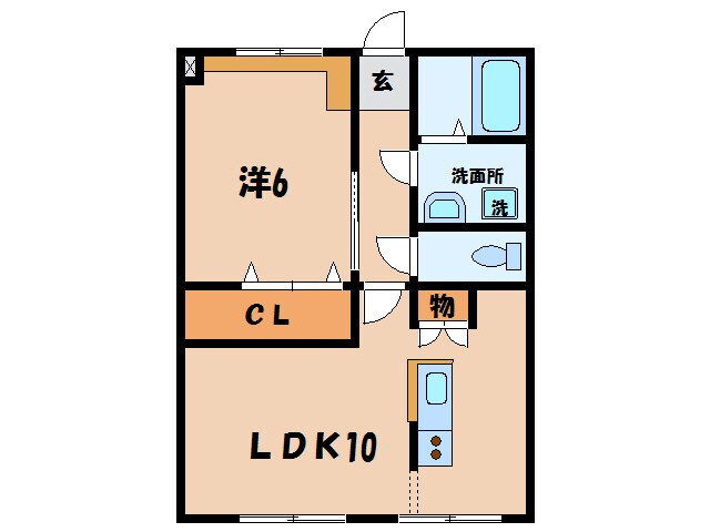 西尾駅 徒歩13分 1階の物件間取画像