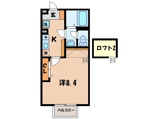 西尾駅 徒歩11分 2階の物件間取画像