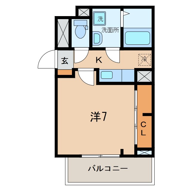 相見駅 徒歩27分 3階の物件間取画像