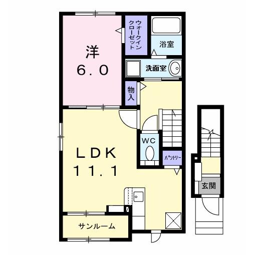 碧南駅 徒歩17分 2階の物件間取画像