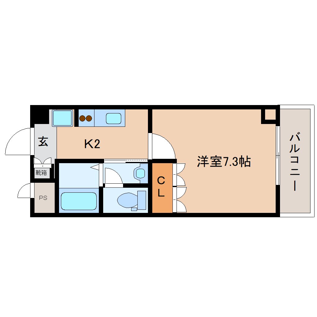 新大宮駅 徒歩3分 7階の物件間取画像
