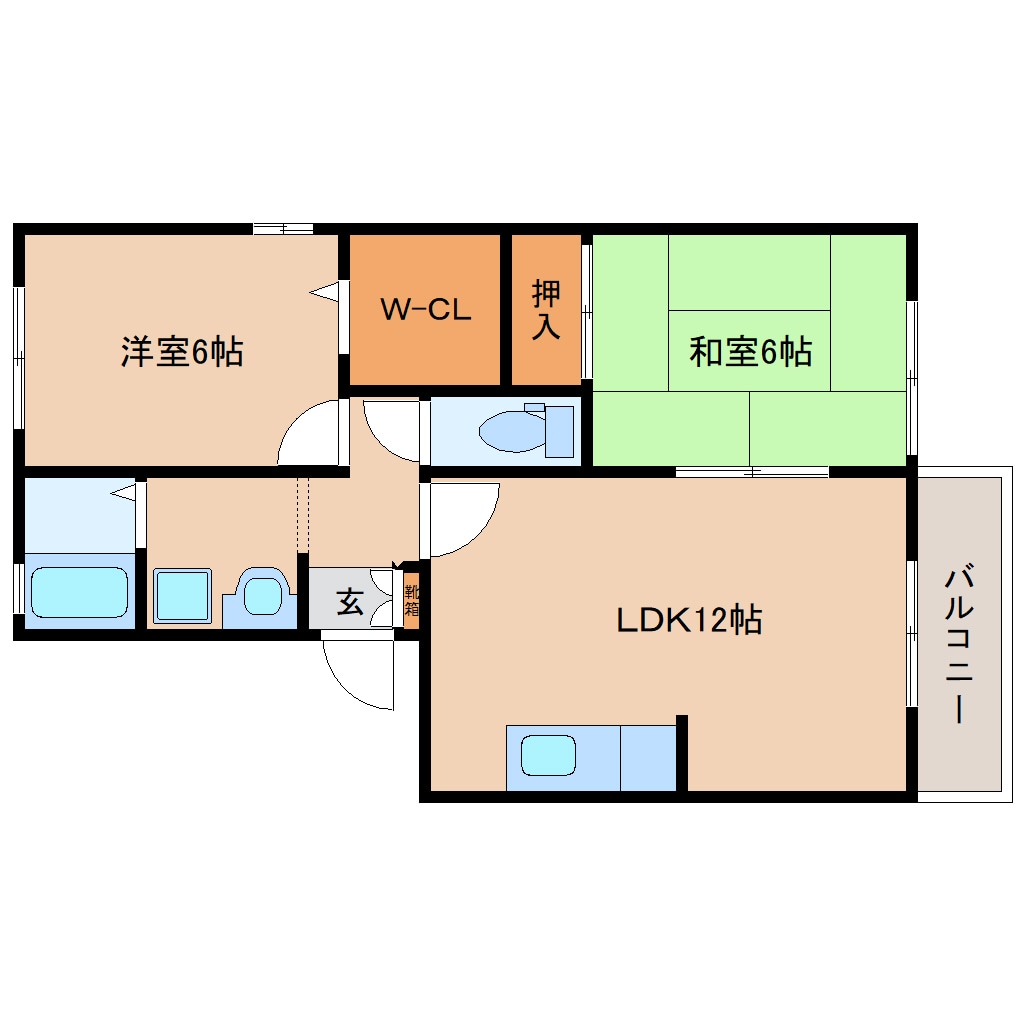 奈良駅 バス9分  宮ノ森西口下車：停歩4分 3階の物件間取画像