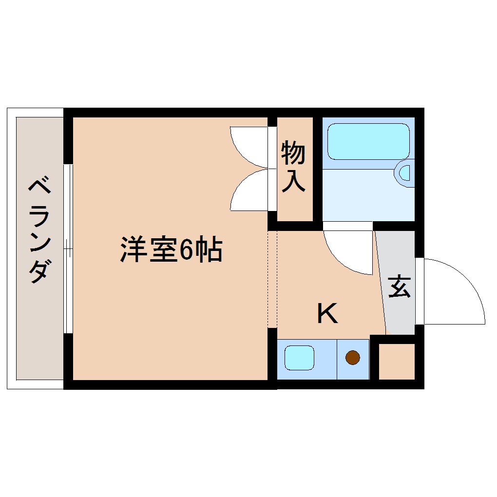 奈良駅 バス6分  北神殿下車：停歩2分 3階の物件間取画像