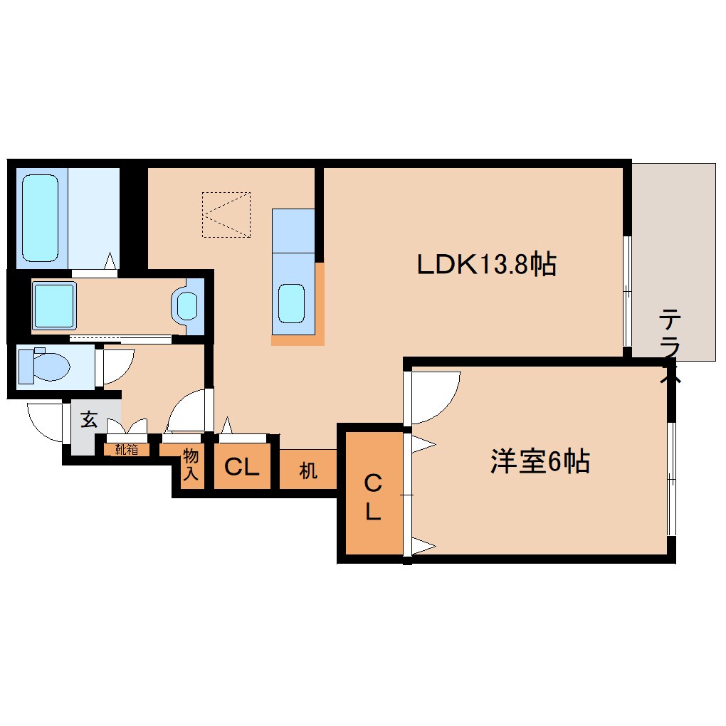 近鉄奈良駅 バス16分  梅美台7丁目下車：停歩3分 1階の物件間取画像