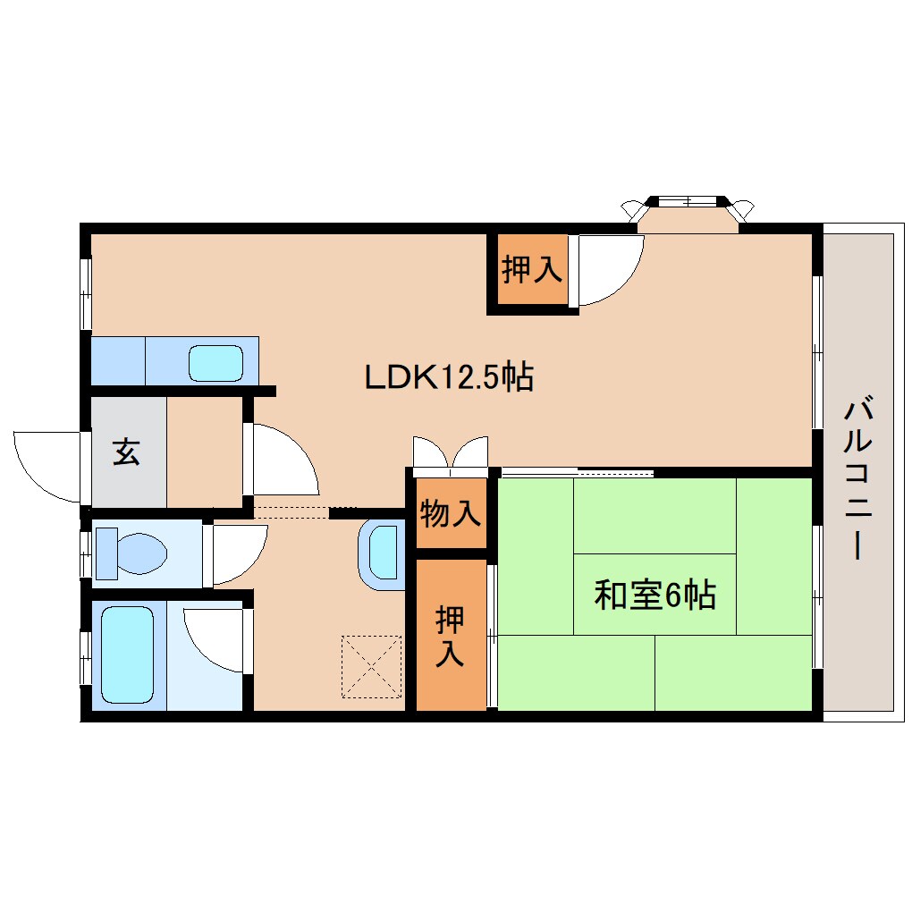 奈良駅 徒歩8分 5階の物件間取画像