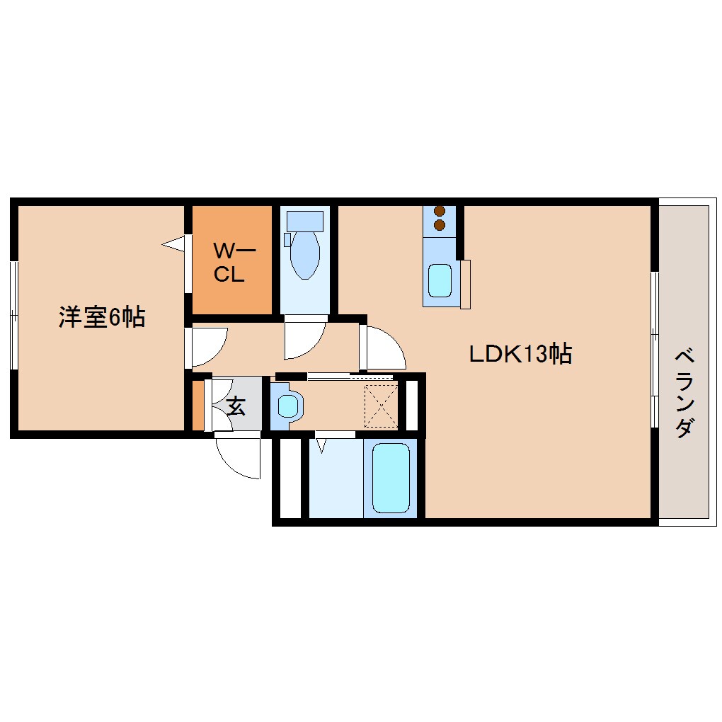 近鉄奈良駅 バス10分  萩ヶ丘下車：停歩6分 1階の物件間取画像