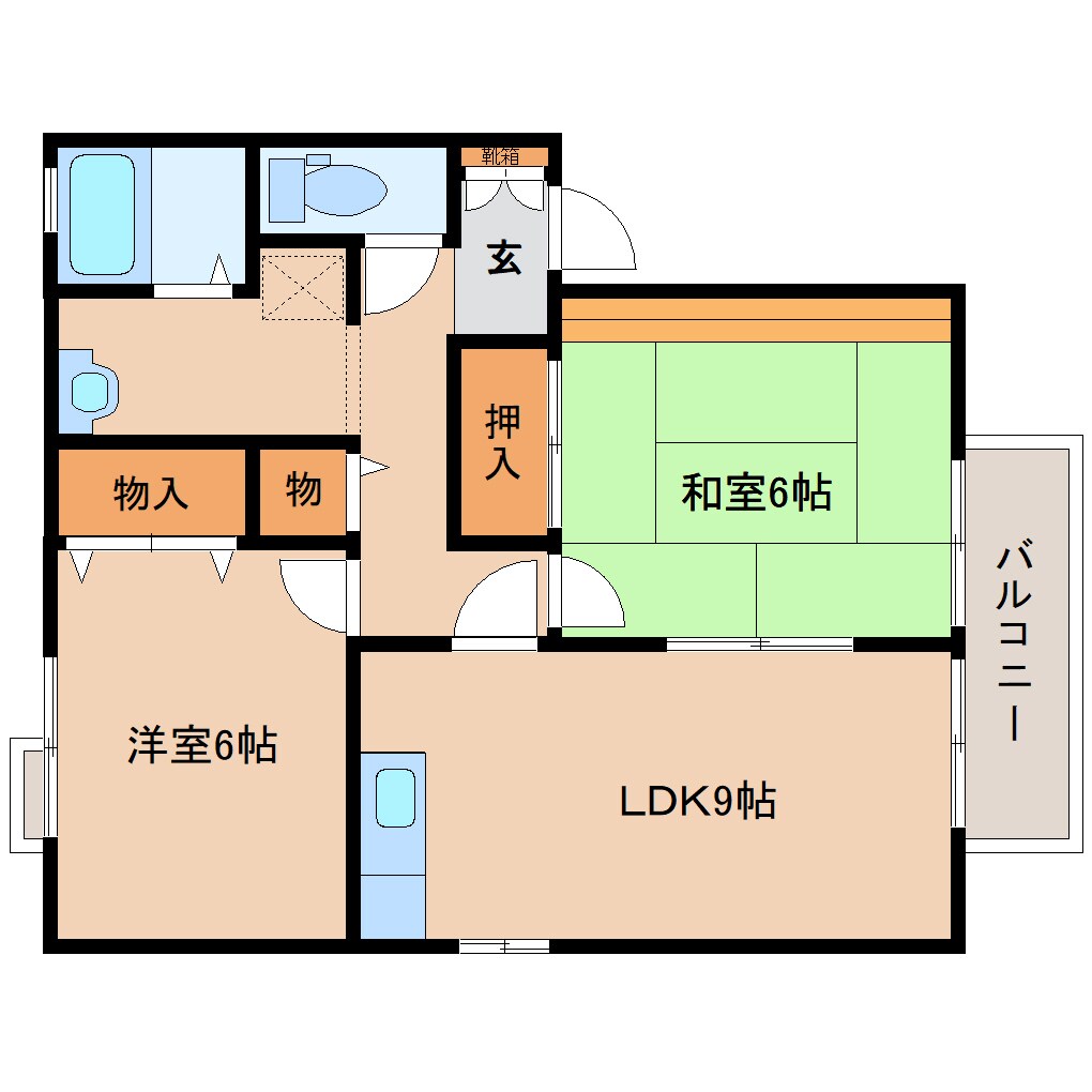 新大宮駅 徒歩13分 2階の物件間取画像