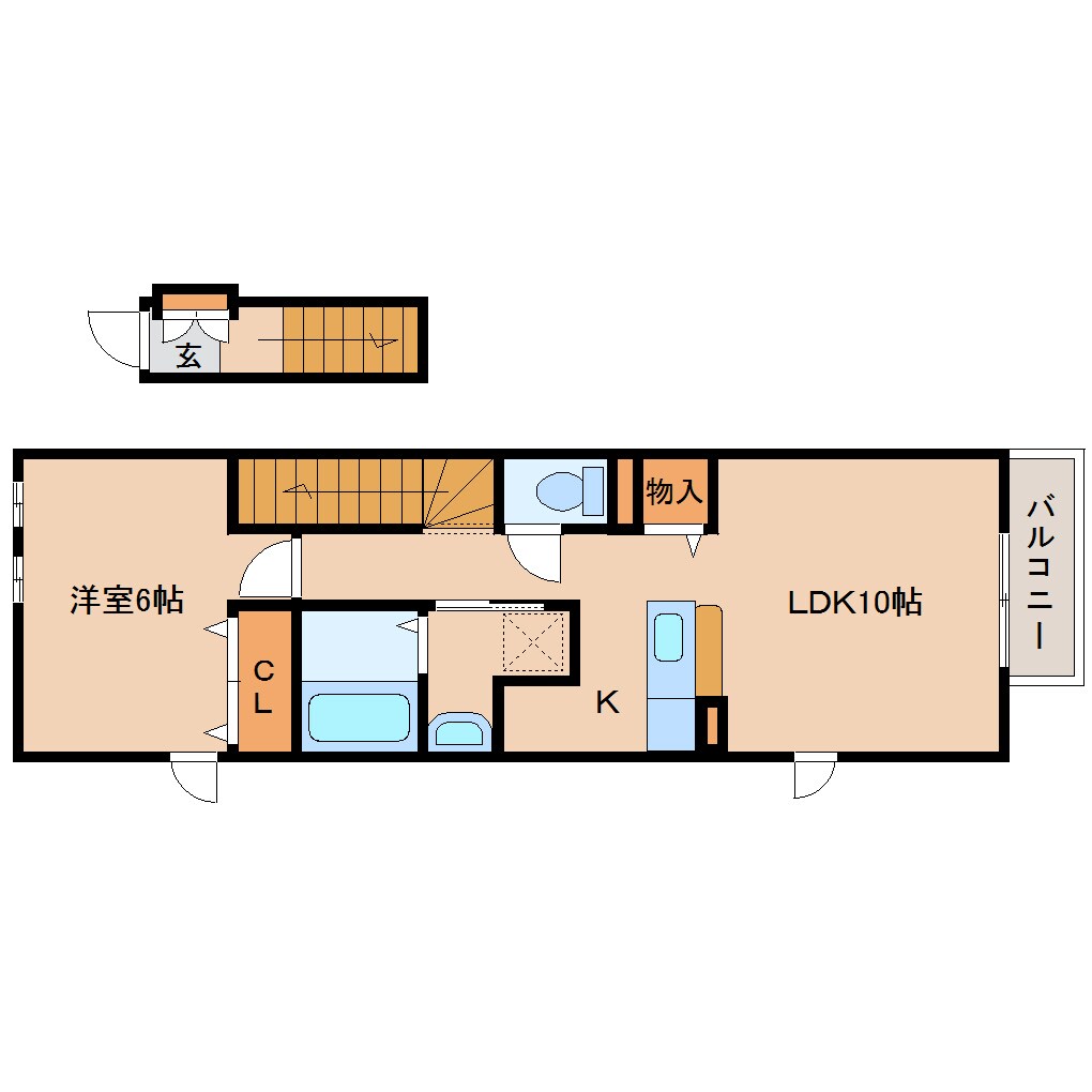 近鉄奈良駅 バス11分  白毫寺下車：停歩1分 2階の物件間取画像