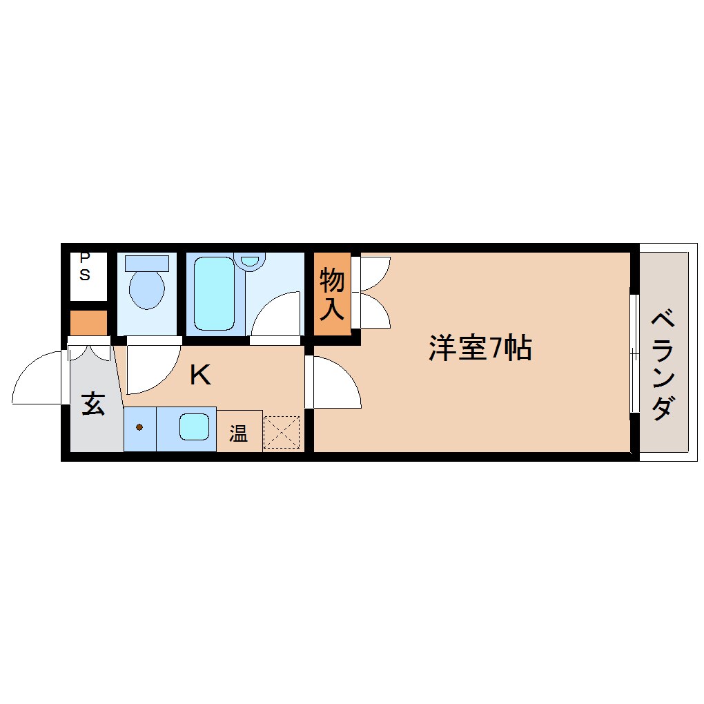 奈良県奈良市東城戸町マンション 1階の物件間取画像