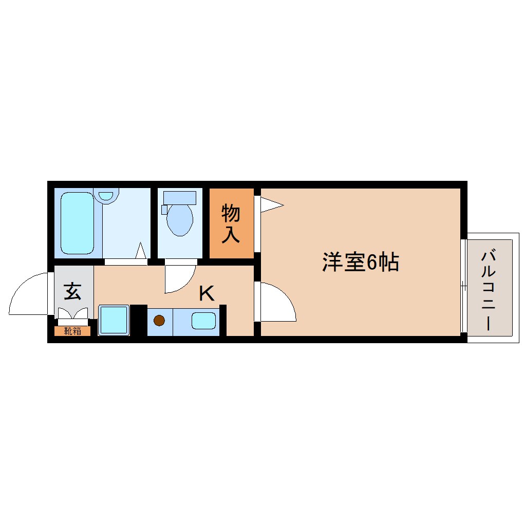 奈良駅 徒歩3分 2階の物件間取画像