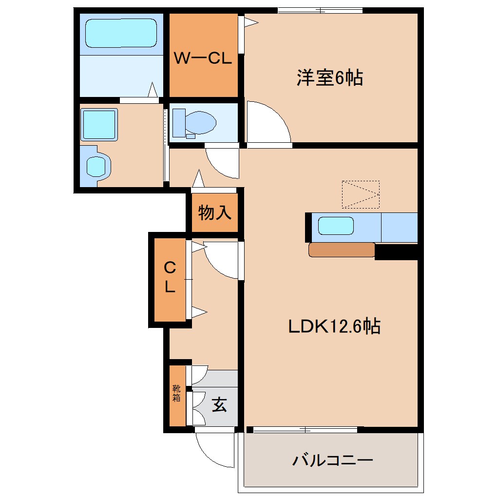 近鉄奈良駅 徒歩15分 1階の物件間取画像