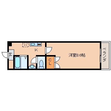 近鉄奈良駅 徒歩11分 2階の物件間取画像