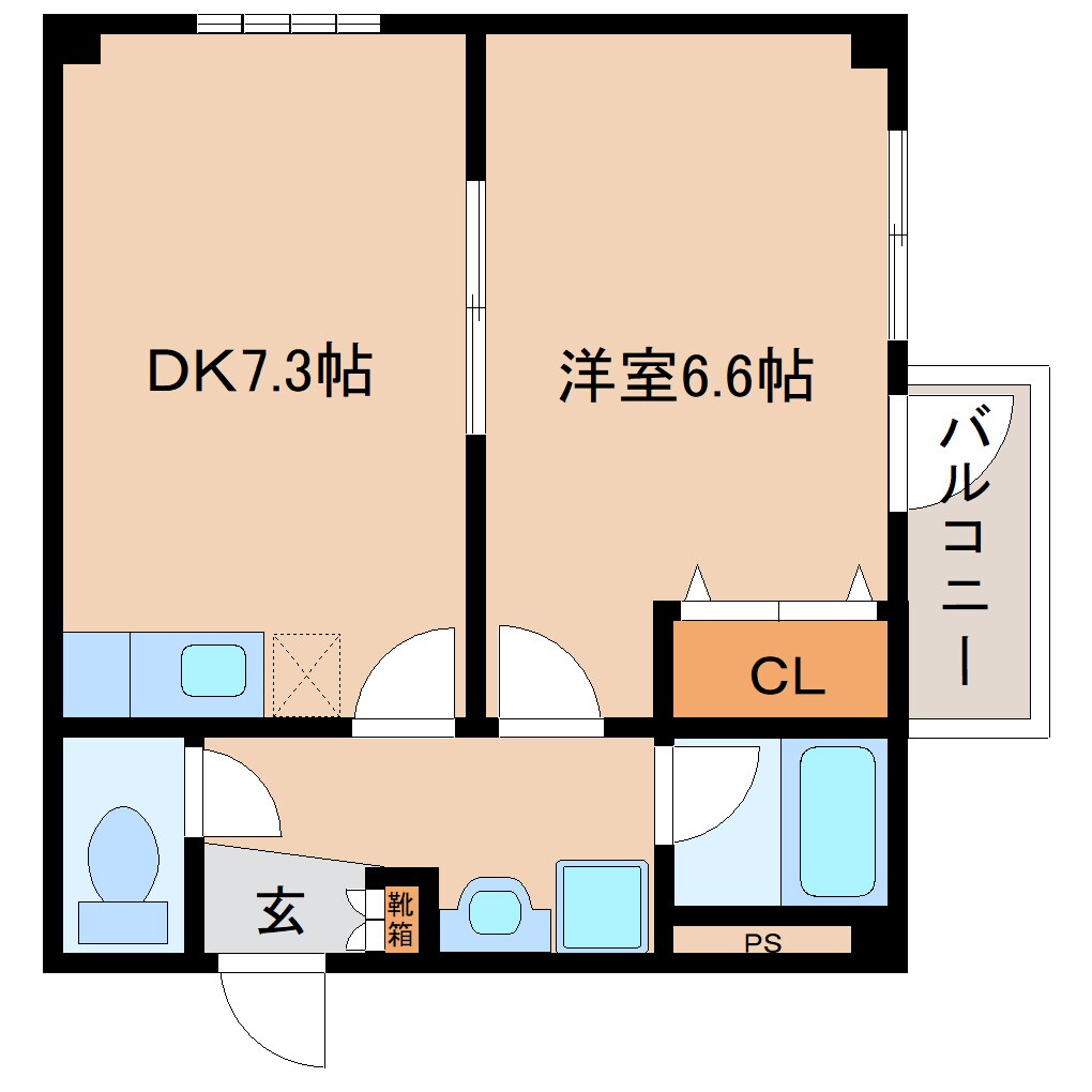 奈良駅 徒歩7分 2階の物件間取画像