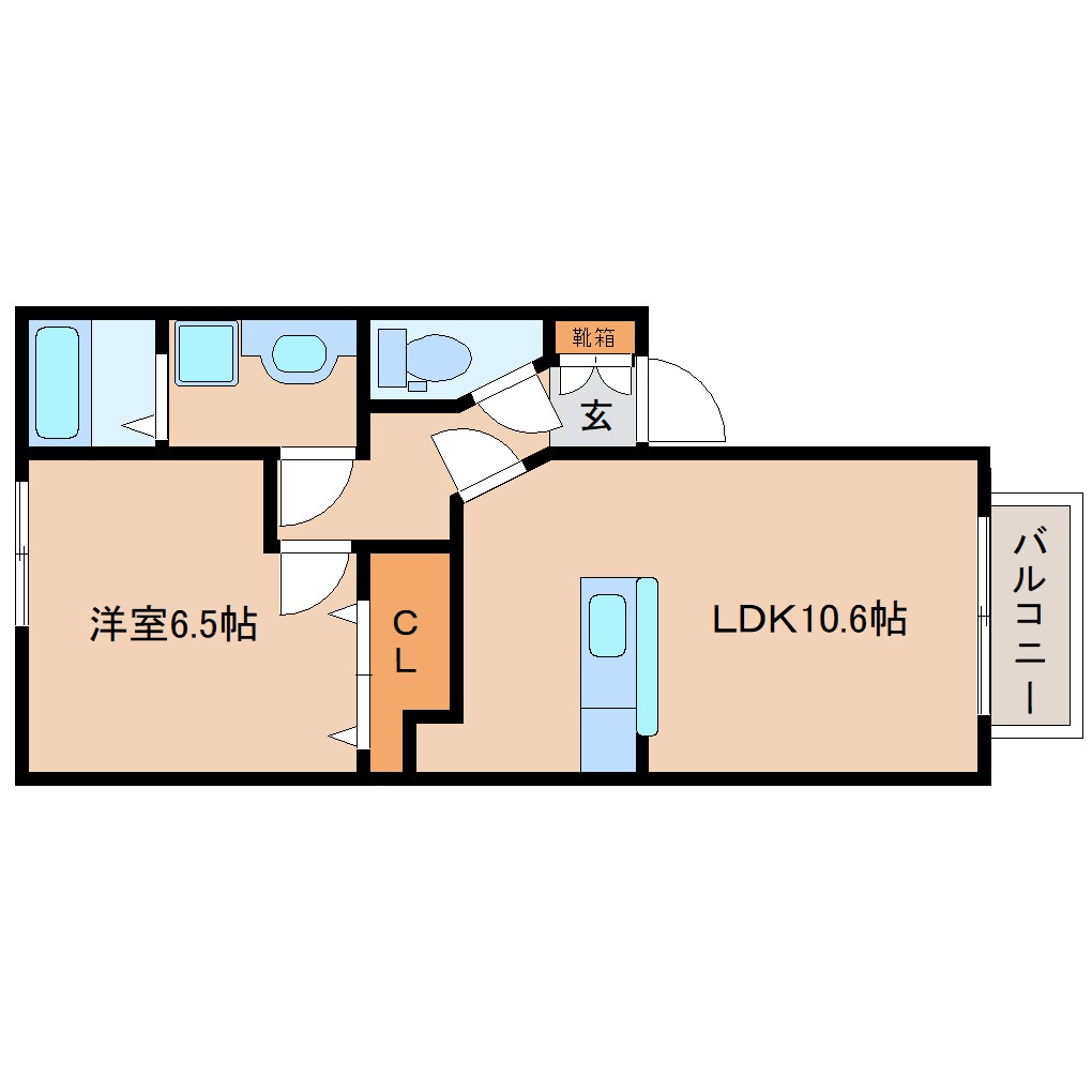 新大宮駅 バス8分  柏木町南下車：停歩3分 2階の物件間取画像