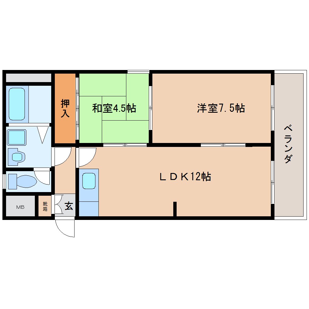 新大宮駅 徒歩8分 3階の物件間取画像