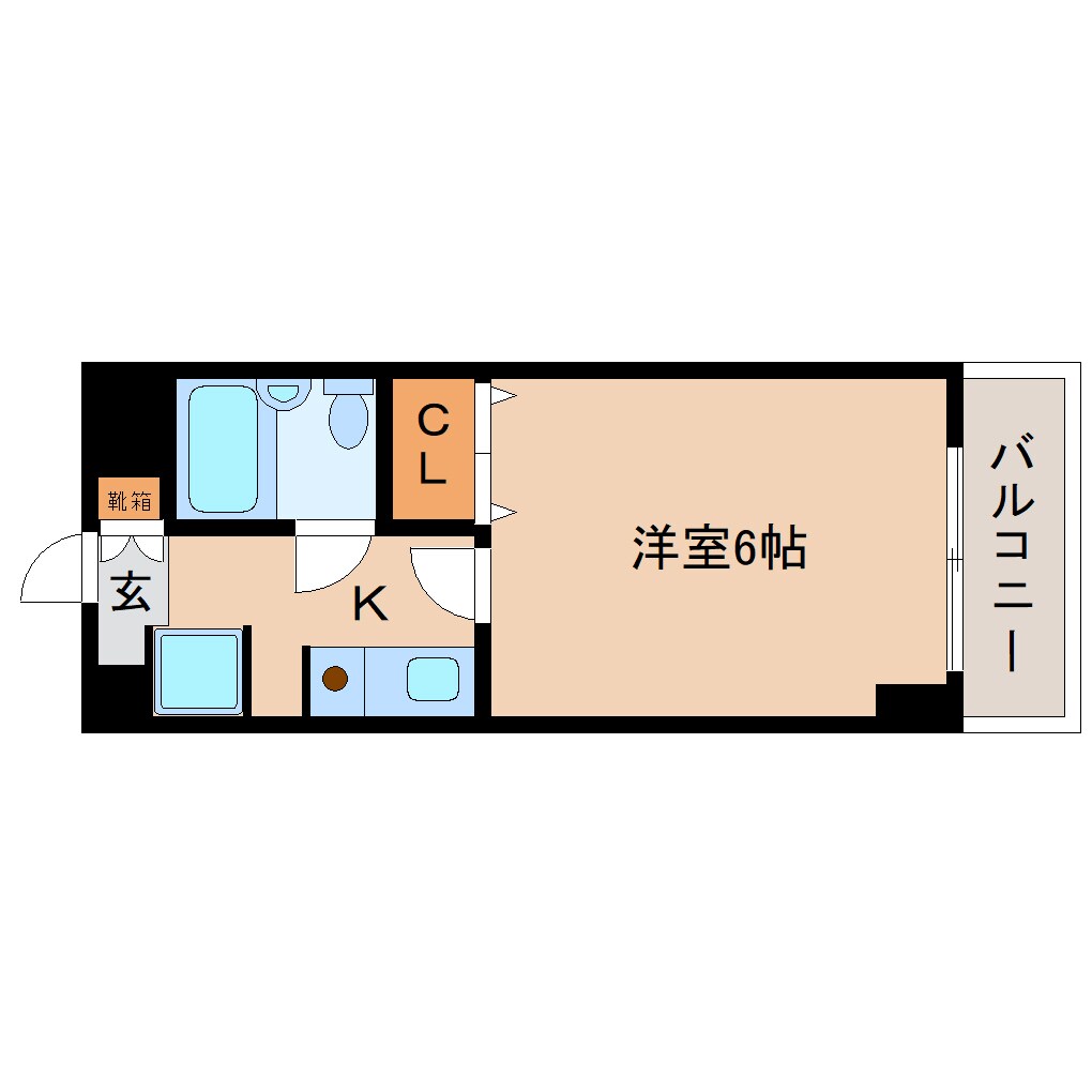 奈良県奈良市三条町マンション 3階の物件間取画像