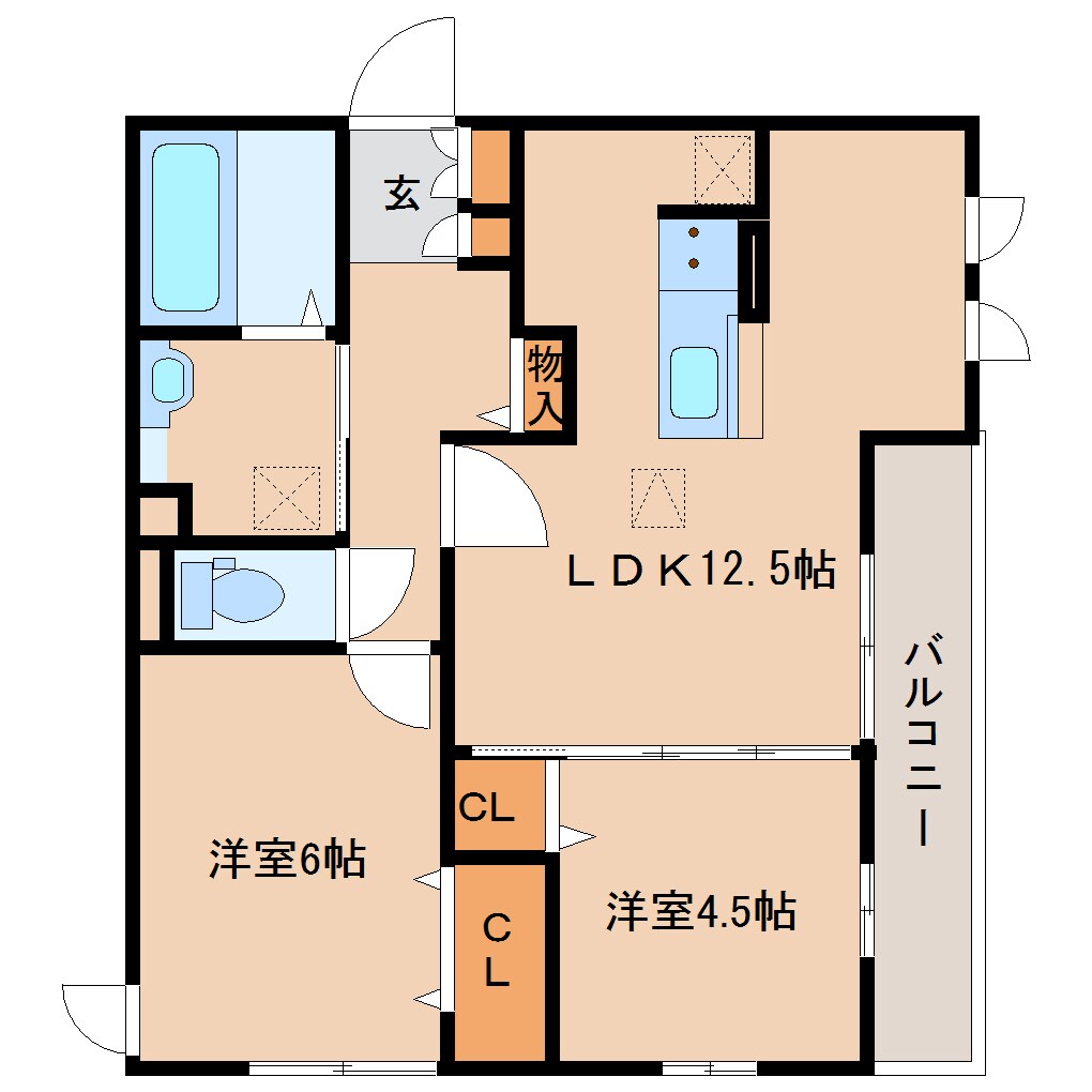 新大宮駅 徒歩16分 1階の物件間取画像