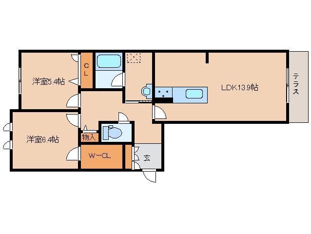 新大宮駅 徒歩20分 1階の物件間取画像