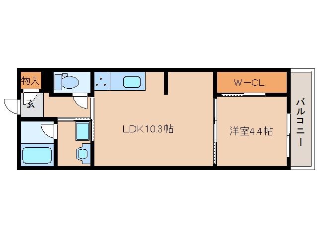 新大宮駅 徒歩1分 3階の物件間取画像