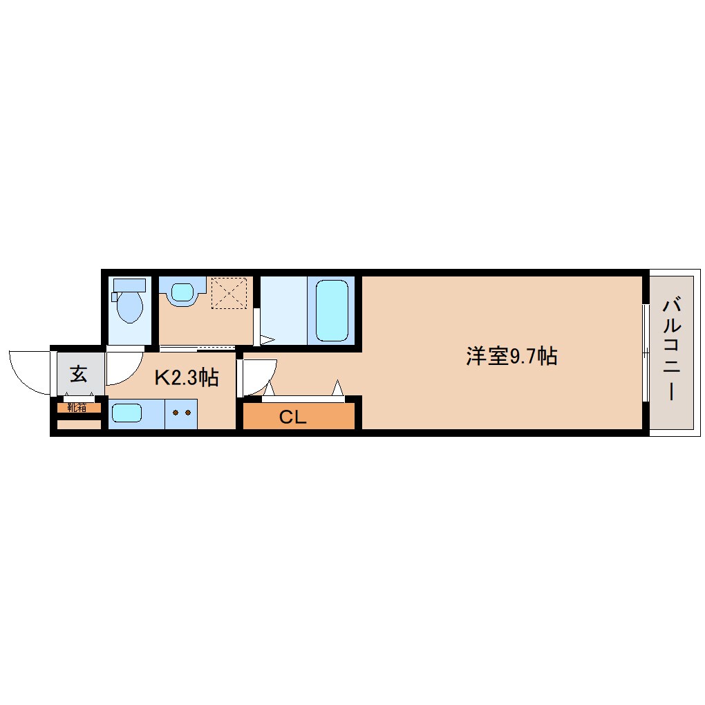 奈良駅 徒歩11分 1階の物件間取画像